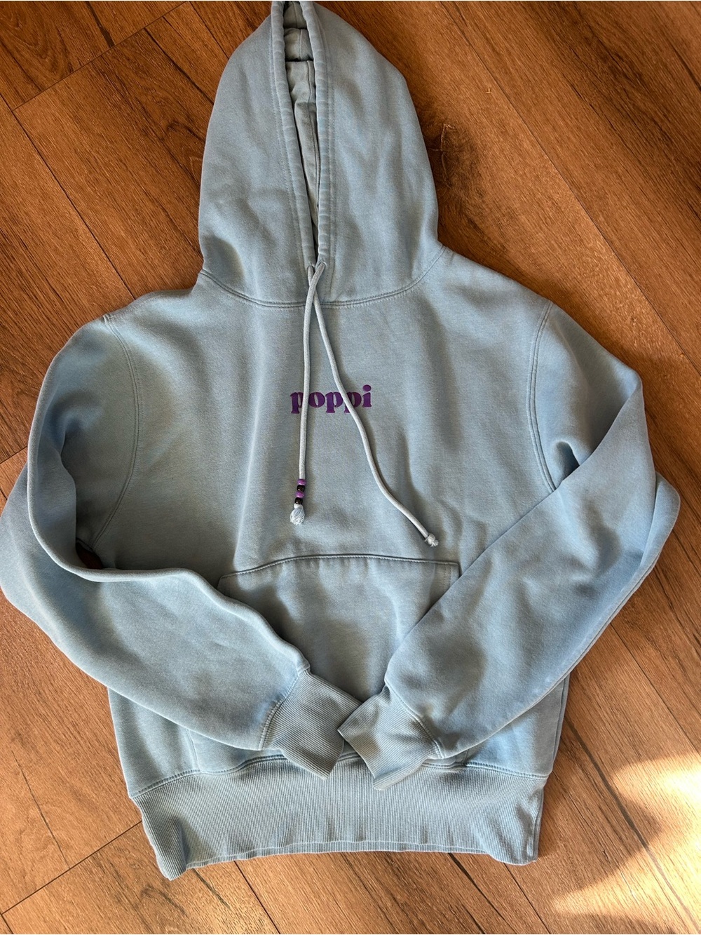 Poppi Target collab blue hoodie sweatshirt